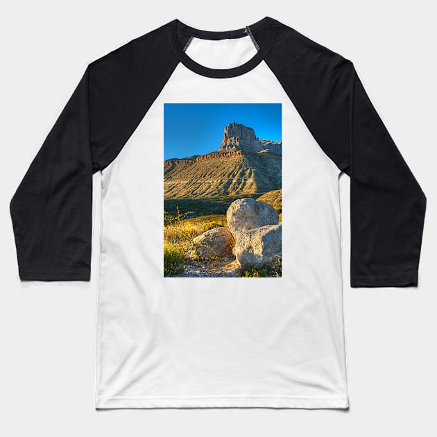 Guadalupe Peak- Guadalupe Mountains National Park Baseball T-Shirt by StonePics